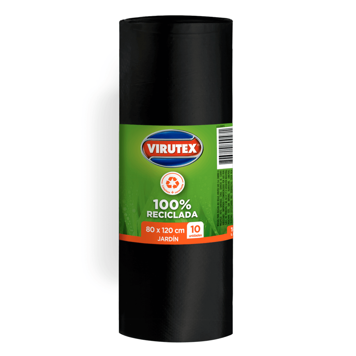 BOLSA DE BASURA BIOROLLO VIRUTEX CLASICA 80X120 CMS 10UN 0