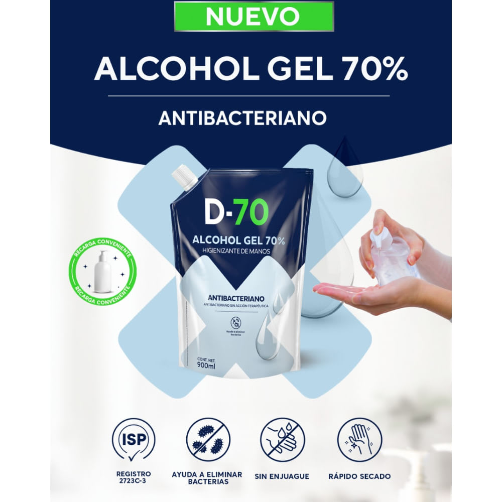 ALCOHOL GEL DP D-70 900ml2