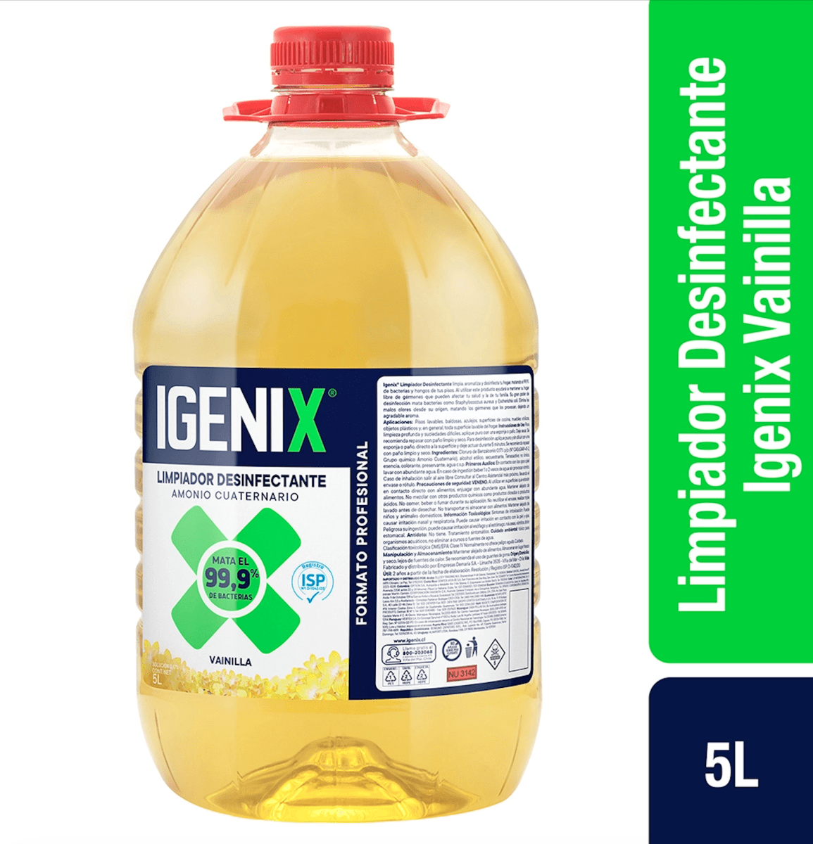 LIMPIADOR DESINFECTANTE  IGENIX 5LTS.2