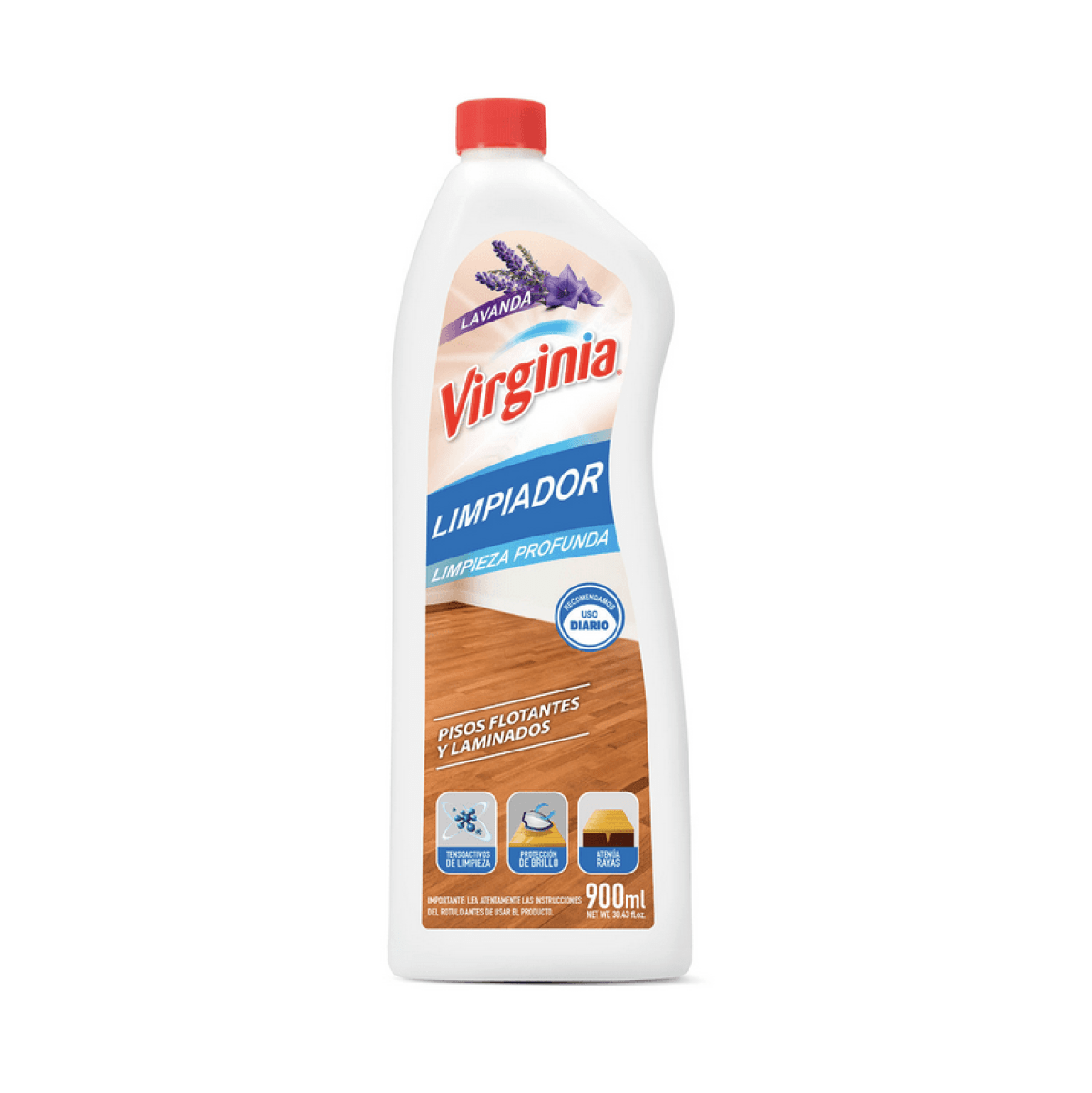 LIMPIADOR PISO FLOTANTE VIRGINIA 900ML2