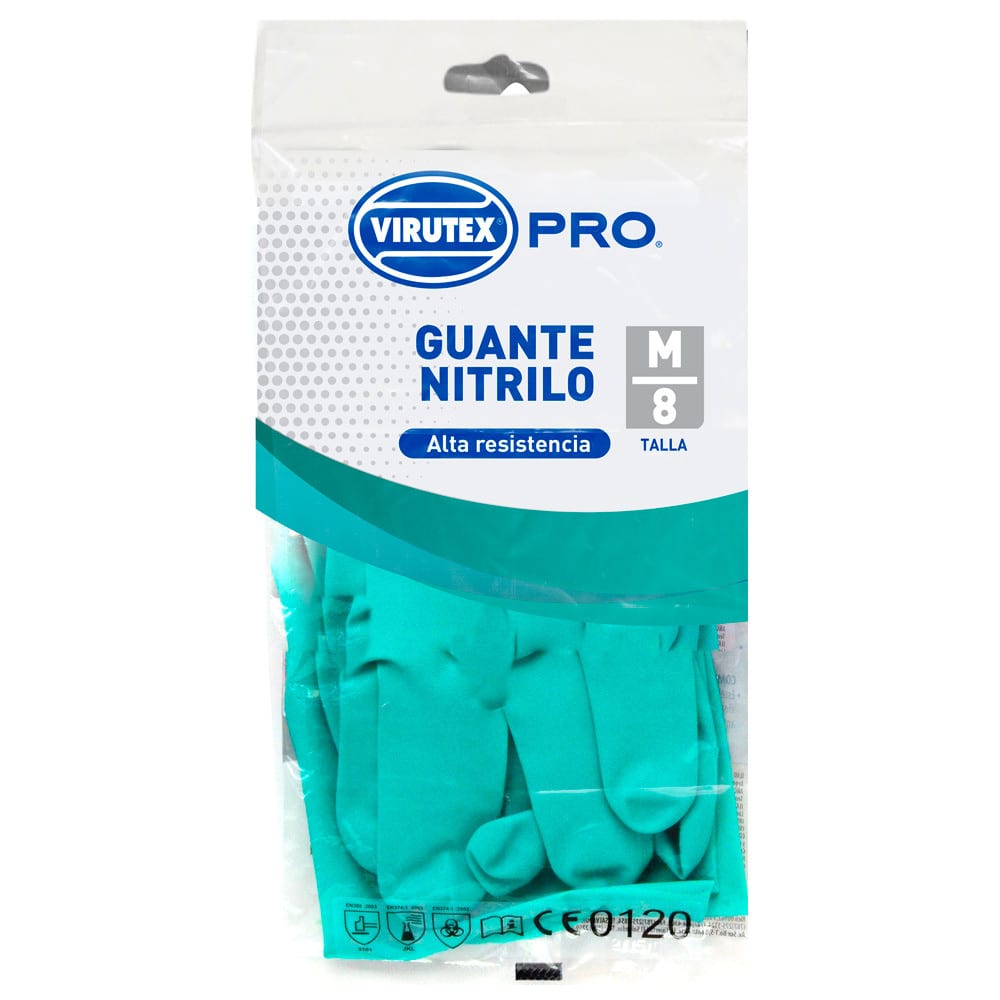 GUANTE NITRILO VERDE VIRUTEX PRO2