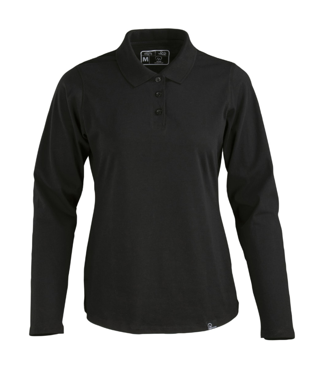 POLERA POLO DRYFRESH SMOOTH® 60% ALGODÓN MANGA LARGA MUJER4
