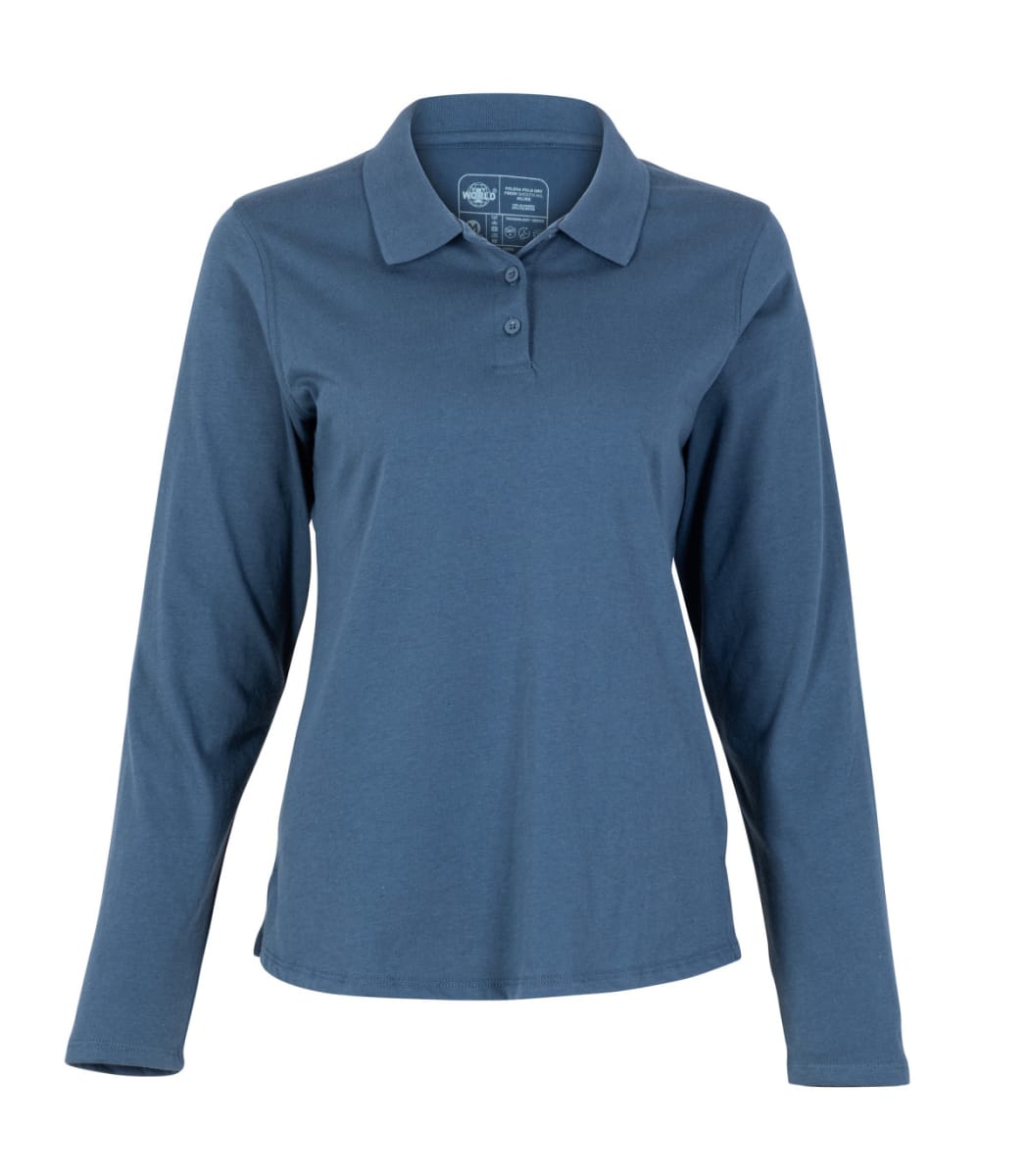 POLERA POLO DRYFRESH SMOOTH® 60% ALGODÓN MANGA LARGA MUJER2