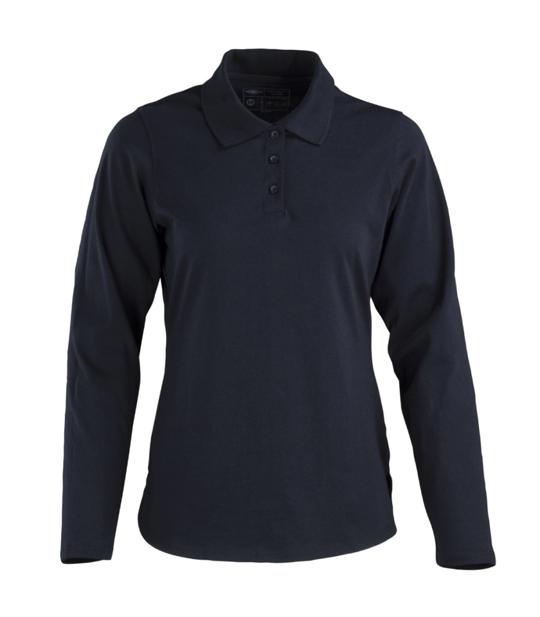 POLERA POLO DRYFRESH SMOOTH® 60% ALGODÓN MANGA LARGA MUJER 0