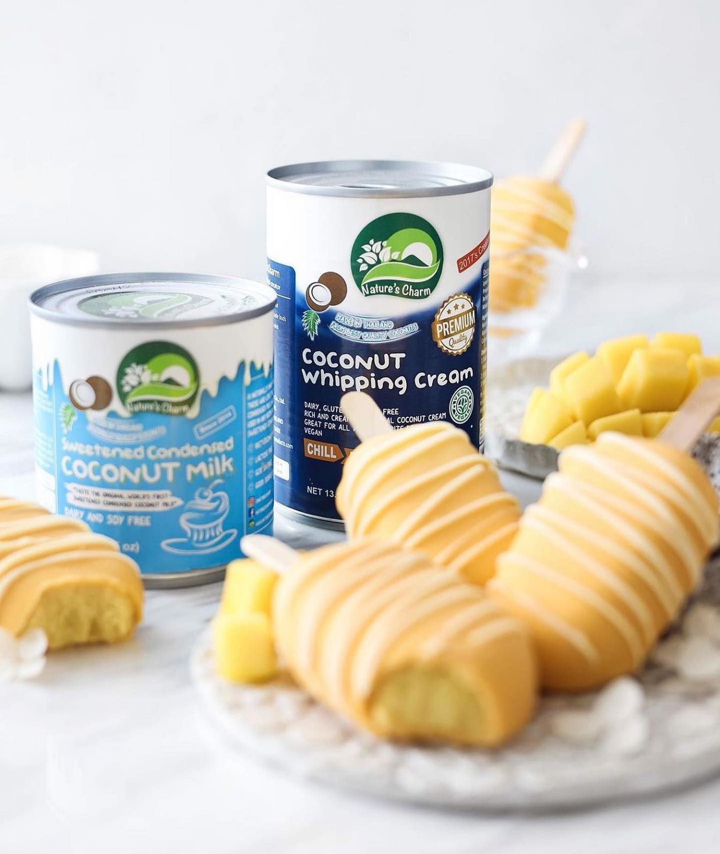 Helado de mango