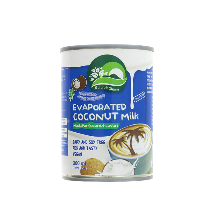 Nature's Charm Evaporated Coconut Milk Green Brands