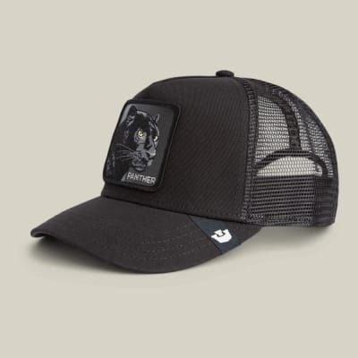 GOORIN Panther all black Trucker1