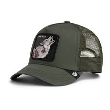 GOORIN Lone Wolf  Green Trucker1