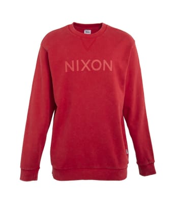 NIXON  SWEETSHIRT BURGANDY1