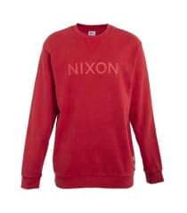NIXON  SWEETSHIRT BURGANDY