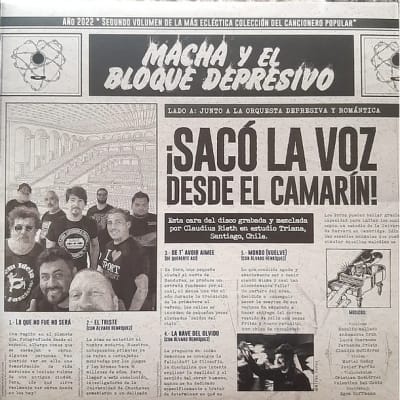 Macha y el Bloque Depresivo - Saco la voz desde el camarin1