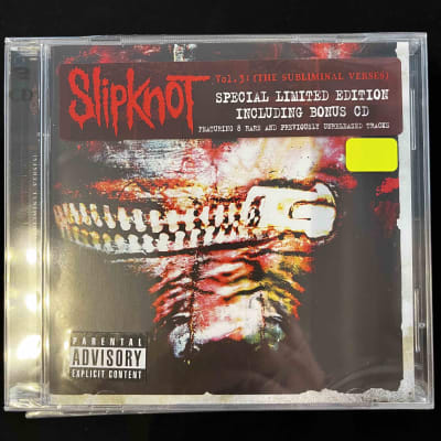 Slipknot - Vol  3   The Subliminal V 2cd1
