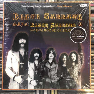 Black Sabbath Sabotage In Concert (Splatter Vinyl) - 10 pulg Ltd !!!1