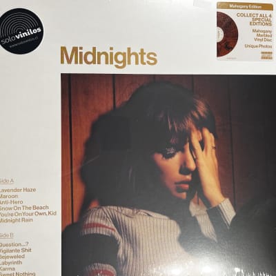 Taylor Swift Midnights Mahogany Vinyl Lp1
