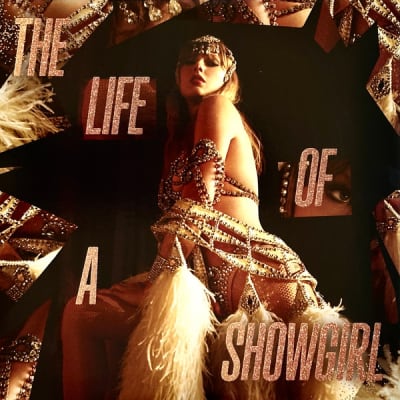 Taylor Swift - The Life Of A Showgirl - Portofino Orange Gliter Vinyl1