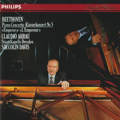 Beethoven, Claudio Arrau, Staatskapelle Dresden, Sir Colin Davis - Piano Concerto • Klavierkonzert Nr. 5 «Emperor» • «L'Empereur» - CD escuchado1
