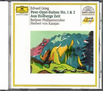 Edvard Grieg - Peer-Gynt-Suiten No. 1 & 2 / Aus Holbergs Zeit / Sigurd Jorsalfar - CD escuchado1