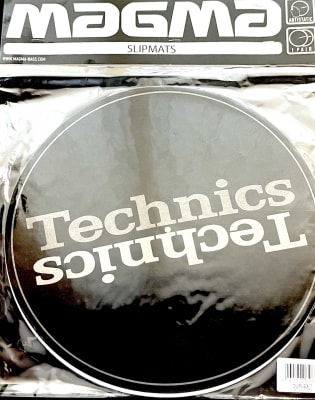 Slipmat - MAGMA - Par de Mat con Logo Technics Gris1