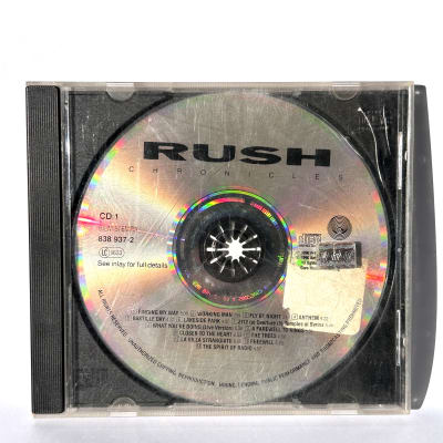 Rush  - Chronicles - INCOMPLETO CD 1 de 2 - CD USADO1