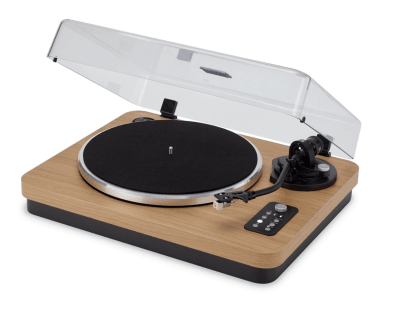 Tocadiscos - iLive ITTB401 DW café madera con Bluetooth, salida  Phono/line , 33 y 45 rpm2