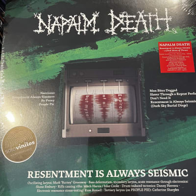 Napalm Death - Resentment Is Always Seismic - A Final Throw Of Throes , Edicion Limitada, Vinilo Color1