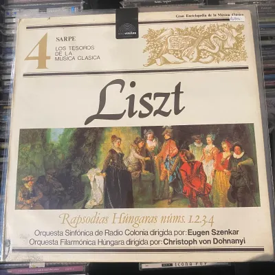 SARPE - Los tesoros de la música Clásica - 4 Liszt - Rapsodias Hungaras 1-2-3-41