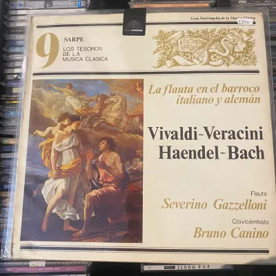 SARPE - Los tesoros de la música Clásica - 9  Vivaldi - Veracini - Haendel - Bach - La Flauta en el barroco Italiano y Alemán