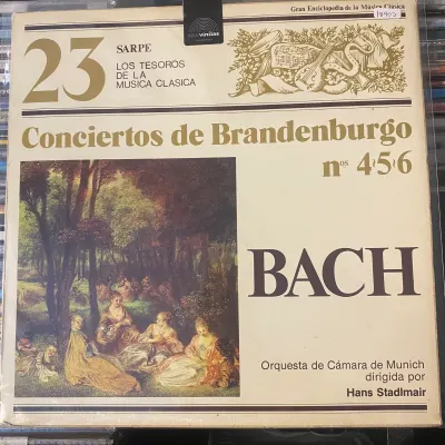 SARPE - Los tesoros de la música Clásica - 23 Bach - Conciertos de Brandenburgo Nos 4-5-61