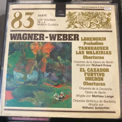 SARPE - Los tesoros de la música Clásica - 83 Wagner - Weber - Lohengrin Preludios - Tannhauser - Las Walkiria Oberturas