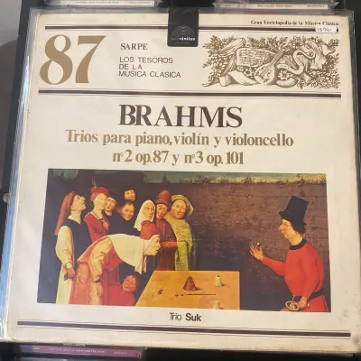SARPE - Los tesoros de la música Clásica - 87 Brahms - Trios para piano, violín y violoncello