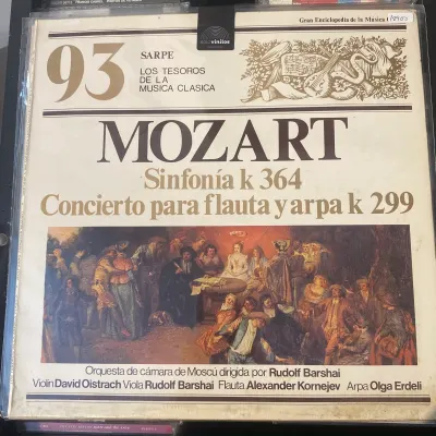 SARPE - Los tesoros de la música Clásica - 93 Mozart - Sinfonia k364 - Concierto para flauta y arpa k2991