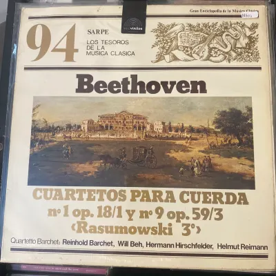 SARPE - Los tesoros de la música Clásica - 94 Beethoven - Cuartetos para cuerda1