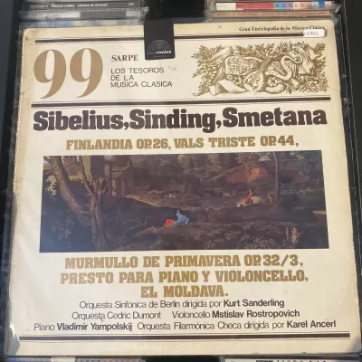 SARPE - Los tesoros de la música Clásica - 99 Sibelius - Sinding - Smetana - Finlandia Op26 - Vals trsite Op44 - duplicado1