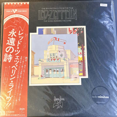 Led Zeppelin – The Song Remains The Same - Vinilo Japones Escuchado