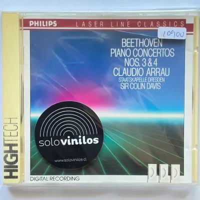 Beethoven / Claudio Arrau - Piano Concertos N°3 y 4 - CD Escuchado