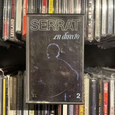 Serrat - En Directo -  Cassette Escuchado1
