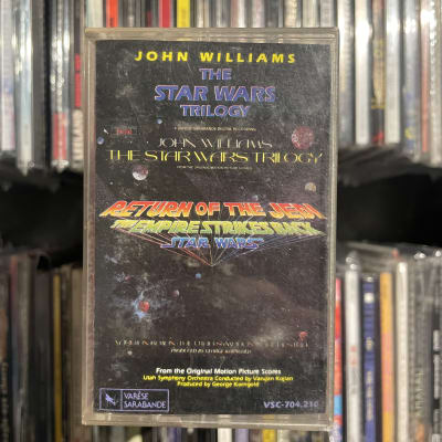John Williams - The Star Wars Trilogy - Return of the Jedi - The Empire Strikes Back - Star Wars -  Cassette Escuchado1