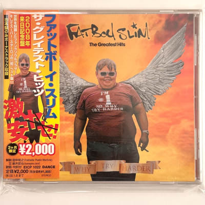 FatBoy Slim - The Greatest Hits, Why Try Harder (Mega Raro) - Japan Edition Inc OBI1