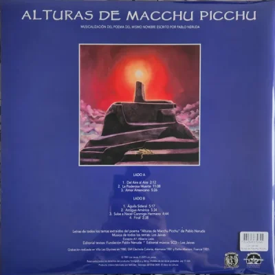 Los Jaivas - Alturas de Macchu Picchu1