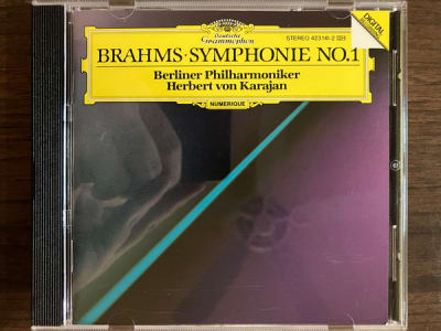 Brahms Symphonie No.1 - Berliner Philharmoniker - Herbert von Karajan (CD escuchado)1