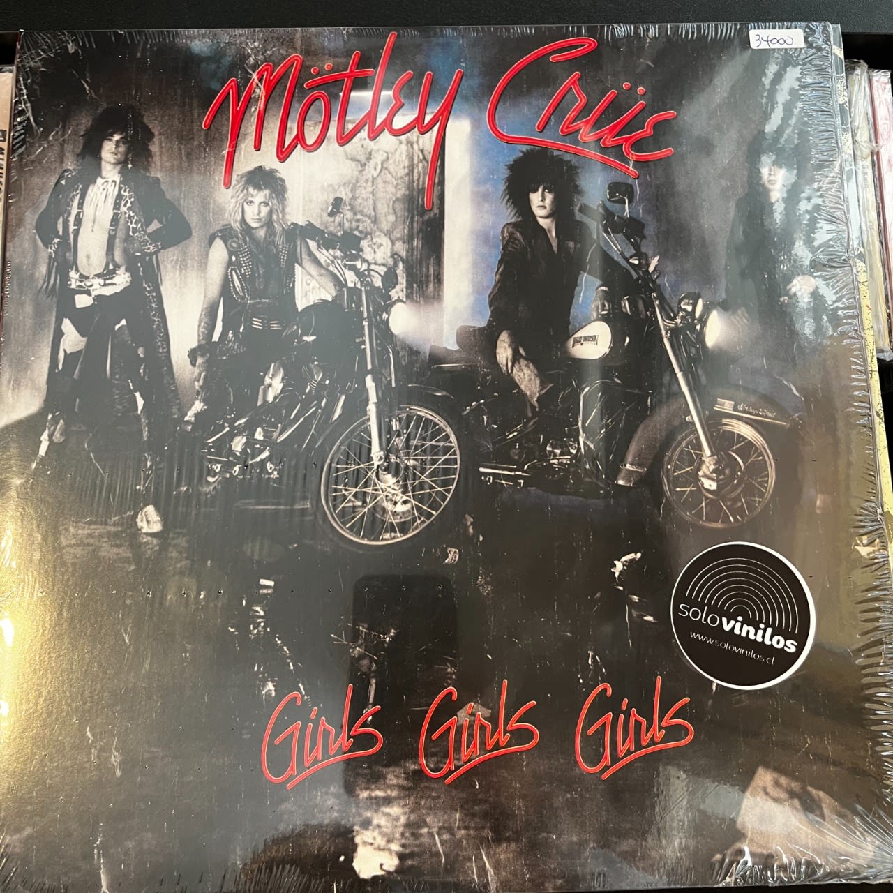 Portachiavi Metallo Ufficiale Motley Crue - Girls Girls Girls, Smaltato, Con Etichetta, Regalo Per Fan