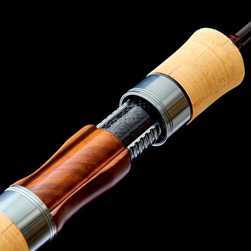 Detalle grip madera caña Tenryu Rayz Alter