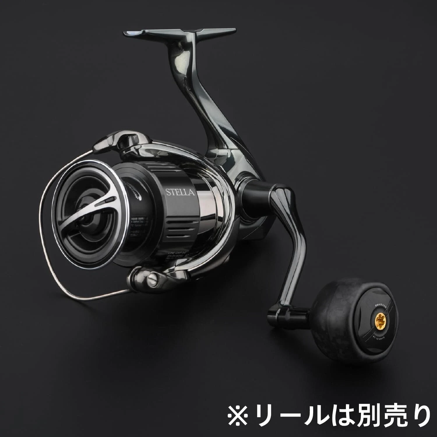 Pomo Gomexus K138 Black Gold fibra de carbono