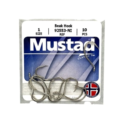 ANZUELO MUSTAD BEAK NIQUEL 92553-NI1
