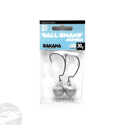 JIG HEAD SAKANA BALL SNAKE SPINNING PESADO1