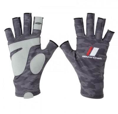 GUANTES MAJOR CRAFT SUMMER UPF50+ GRIS OSCURO1