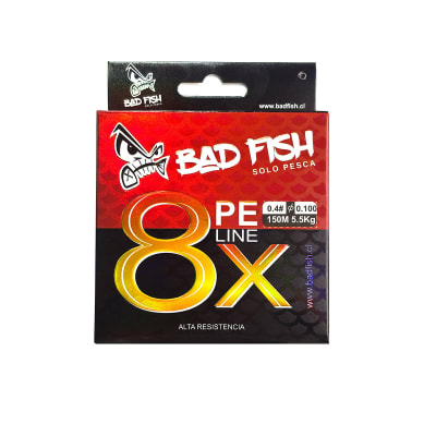MULTIFILAMENTO BAD FISH X8 150MTS MULTICOLOR1