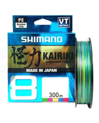 MULTIFILAMENTO SHIMANO KAIRIKI 8 MULTICOLOR 300m1