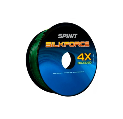 LINEA TRENZADA SPINIT SILKFORCE 4X 300MTS VERDE MUSGO1