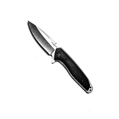 NAVAJA SCHNEIDE MESSER MADERA OSCURA 440C1